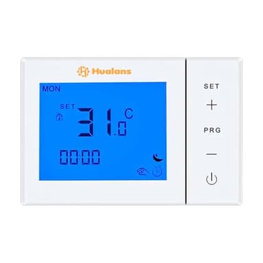 Termostato WiFi per Caldaia a Gas,Termostato Digitale da Parete Cronotermostato Digitale Schermo LCD Retroilluminato Programmabile con Alexa ecc e Telefono APP-AC220V 3A (WIFI(220V))