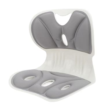 Sedile Ergonomico Schienale Lombare, Sedia Correttore Posturale, Supporto Ergonomico in Schiuma e Plastica PP, Portatile, Confortevole e Allevia il Mal di Schiena. Ideale per Ufficio, Casa e Viaggi.