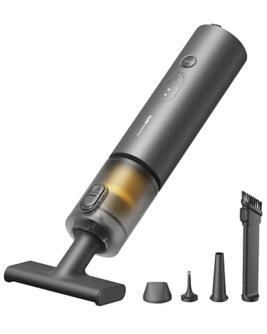 HOTO Aspirabriciole Senza Fili per Auto, 20000Pa Mini Aspirapolvere Potente, 4 in 1 Aspirapolvere Portatile, Aspira Briciole Elettrico per Auto, Casa, Ufficio, PC, Animale Domestico