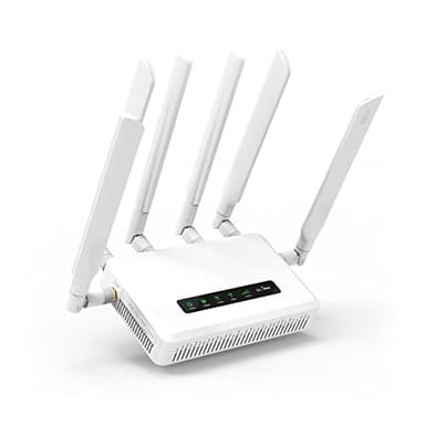 GL.iNet GL-X3000 (Spitz AX) 5G NR AX3000 Cellular Gateway Router, Wi-Fi 6, Multi-WAN, Detachable Antennas, Dual-SIM, OpenVPN & WireGuard Client/Server, OpenWrt, MU-MIMO, Secure RV Internet