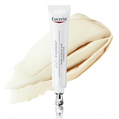 Eucerin Anti-Pigment Contorno Occhi Illuminante Correttore Occhiaie 15 ml, Crema contorno occhi per uno sguardo luminoso, Crema occhiaie brune e bluastre arricchita con Acido Ialuronico