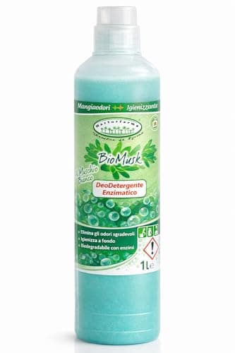 Detersivo Muschio Bianco igienizzante mangia odori enzimatico profumo professionale ipoallergenico concentrato HygienFresh 1l (33 lavaggi)