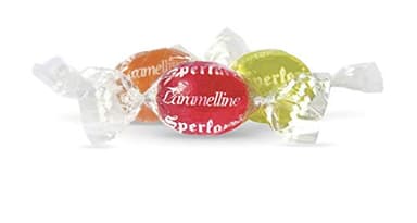 Sperlari - Caramelline alla Frutta Assortite all'Aroma di Albicocca, Arancia, Amarena - Sacchetto da 1 kg