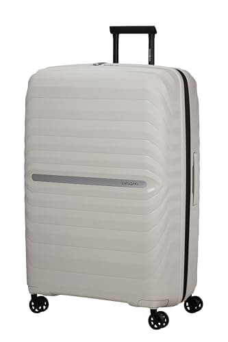 Samsonite Neo Flux - Spinner XL, Valigia espandibile, 81 cm, 130/145 L, Beige (Warm Neutral)