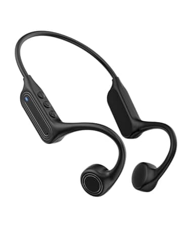 GKEAPZA Cuffie a conduzione ossea con Bluetooth 6.0, IPX5, auricolari sportivi resistenti al sudore, adatti per l'uso durante l'allenamento fitness, ciclismo, corsa e attività simili.