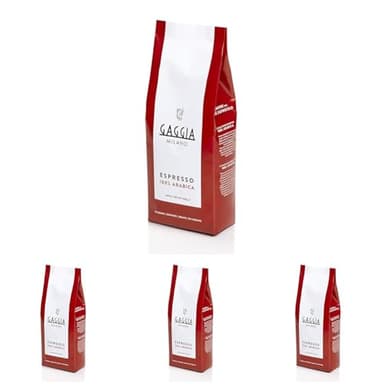 Gaggia Caffè In Grani Espresso Intenso, 1000 gr (Confezione da 4)