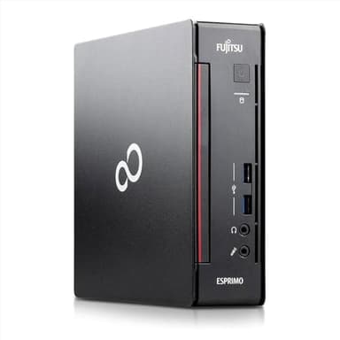 Fujitsu Esprimo Q556 Mini Pc Computer Fisso Desktop Intel i5-6500T, Ram 16GB DDR4, Hard Disk SSD 128GB, DVI + DP, Windows 11 Pro e WiFi USB (Ricondizionato)