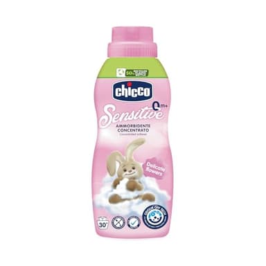 Chicco Ammorbidente Concentrato Fiori Delicati 750ml, Sensitive Ipoallergenico 0+ Mesi, Morbidezza Duratura per Tutti i Capi del Bambino, Senza Coloranti e Nickel