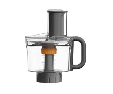 Kenwood MultiPro Food Processor KAH65.000PL, Accessorio Impastatrice, 5 Dischi da Taglio con Disco Regolabile per Affettare, Sistema ExpressDice, Capacità 1.2 L, Borsa Porta Accessori, Argento