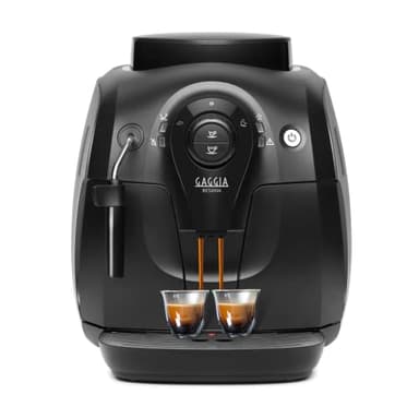 Gaggia Besana, Macchina da Caffè Automatica per Espresso e Cappuccino, Caffè in Grani, RI8081, 1400W, Nero, 100% Made in Italy