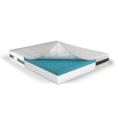 MUUN - Materasso Letto Matrimoniale 160x200 cm, Altezza 30 cm, in Memory Foam, Anallergico e Ipoallergenico, Isola Il Movimento, Bassa Manutenzione, Flessibile, GARANTITO 20 ANNI, Mod. IRIS
