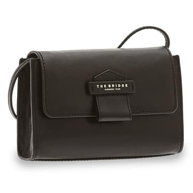 The Bridge Borsa Tracolla Cernaia 44301001 Camera Bag Donna 100% Pelle Nero