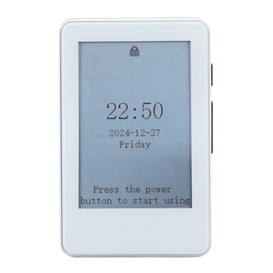 Ebook Reader da 2,7 Pollici, Lettore di Libri Cartacei E-Ink, Lettore Elettrico Portatile con Lettore MP3 Bluetooth, Calendario, Sveglia, Calcolatrice, Supporta Ampliati Fino a