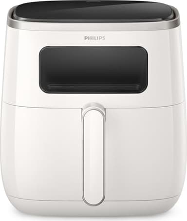 Philips HD9257 - Friggitrice ad aria calda, 5,6 litri, 1700 W, colore Bianco