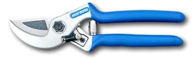 DUE BUOI B53/21 Agricultura Giardinaggio Forbici Potatura a Battuta, Acciaio C60, 21 cm, 210 gr, Manico in Alluminio, Lame Sostituibili
