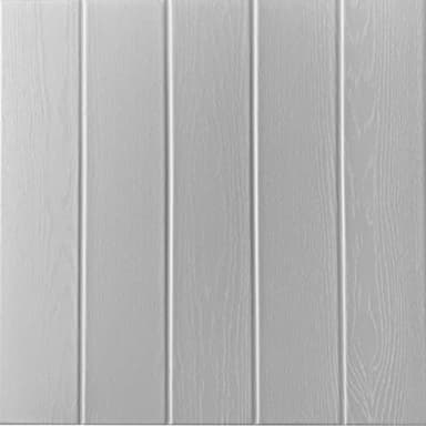 Pannelli Polistirolo per Pareti e Soffitto Interni, Pannelli Decorativi 50x50 cm, Spessore 4 mm, Effetto 3D Isolante Termico - Confezione 10 mq (40 Pannelli), Colla Inclusa per Montaggio (A011)