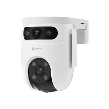 EZVIZ H9C 2K - Telecamera Wi-Fi a doppia lente panoramica e inclinabile, 360° vista panoramica
