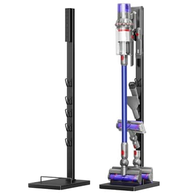 pickpiff Supporto per Aspirapolvere Dyson – Compatibile con V15, V12, V11, V10, V8, V7, V6 – Stazione Autoportante con Porta Accessori – Salvaspazio e Senza Foratura