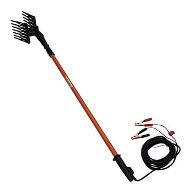 FP-TECH - Abbacchiatore Scuotitore Elettrico Per Olive Professionale 140W | Scuotiolive a Batteria 12V con Asta Telescopica in Alluminio | Raccogli Olive Potente, Leggero e Facile da Usare