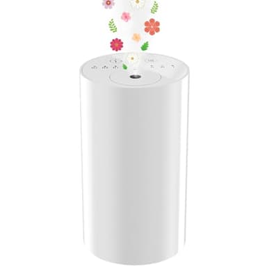 Diffusore di oli essenziali, diffusore di aromi per auto, diffusore di oli essenziali senz'acqua, diffusore di oli essenziali portatile, diffusore di aromi, senza fili, automatico di fragrance