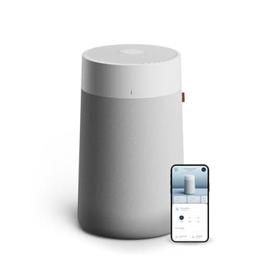 BLUEAIR Purificatore d'aria per ambienti fino a 86 m² – Intelligente, silenzioso, tecnologia HEPASilent, rimuove allergeni, peli di animali domestici, fumo, polvere e muffa - Blue Pure 3350i Max