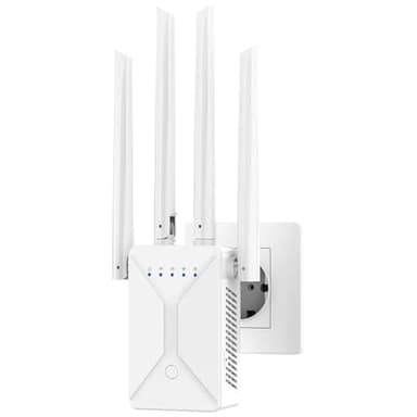 Ripetitore WiFi Potente per Casa, COTDLNK Amplificatore WiFi Potente Domestico Ripetitore Internet Segnale Wireless fino a 225㎡ | 1200Mbps | Dual-Band 2.4G e 5G | Installazione Semplice