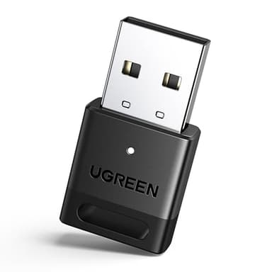 UGREEN USB Bluetooth 5.4 Adattatore per PC Dongle Chiavetta per Windows 11 10 8.1 Compatibile con Controller di PS5 PS4 Telefono Cuffie Auricolare Tastiera Mouse