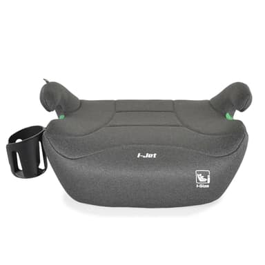 Moni seggiolino bambini, seggiolino di rialzo i-Jet (125-150cm) gruppo 3, isofix, colori:grigio