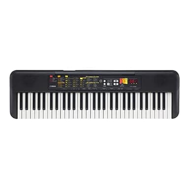 Yamaha Digital Keyboard PSR-F52, Tastiera Digitale Compatta per Principianti con 61 Tasti, 144 Voci Strumentali e 158 Stili di Accompagnamento