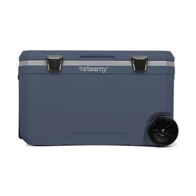 Steamy Cool 70 Roller, Frigoriferi portatile passivo con ruote, 70 Litri, Blu