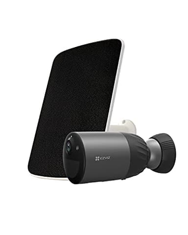 EZVIZ BC1C Telecamera Wi-Fi Esterno Senza Fili 1080p, Telecamera WiFi Esterno Batteria Kit con Pannello Solare, 210 Giorni di Durata della Batteria, Visione Notturna a Colori, Alexa, Modello eLife