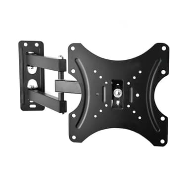 CLICLED Staffa TV Muro Orientabile Braccio Supporto Televisore Monitor da Parete Regolabile per TV LED/LCD da 14 Pollici a 42 Pollici - VESA 50x50mm 75x75mm 100x100mm 2 Snodi 117B