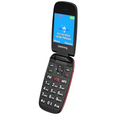CHAKEYAKE GSM Telefono Cellulare per Anziani con Tasti Grandi, Volume Alto, Funzione SOS, Display 1.8", Supporto SIM Doppio, Chiamata Rapida, 800mAh Batteria Lungo Standby