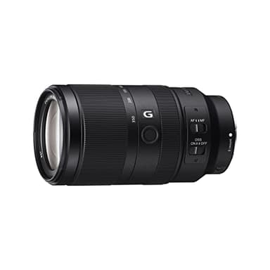 Sony SEL70350G – 70–350 mm F4.5–6.3 G OSS Super teleobiettivo zoom per APS-C (con stabilizzazione immagine, attacco E-Mount, ideale per natura, sport e viaggi, compatibile con ZV-E10, A6400, A6700)