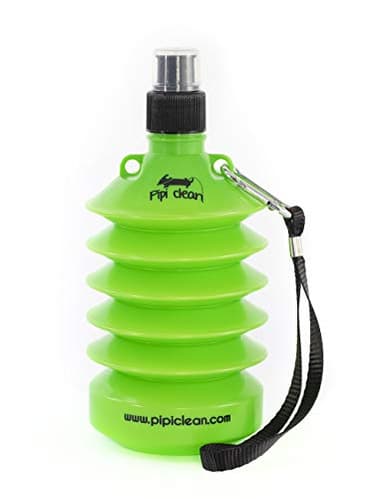 Pipì Clean - Bottiglia igienizzante per pulire la pipì del tuo cane | Per pulire l’urina di animali domestici- Bottiglietta Portatile Lava Pipì per Cani (verde)