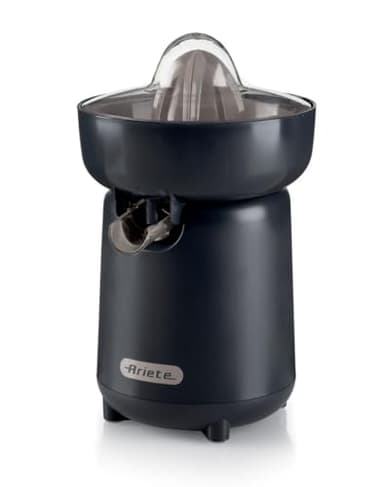 Ariete 417 Spremiagrumi Breakfast, 40W, 2 coni di spremitura, Coperchio di protezione, Beccuccio antigoccia, Rotazione a destra e a sinistra, Piedini antiscivolo, Dark & Sahara Grey
