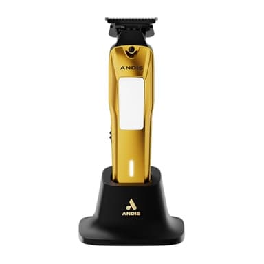 Andis 562119 Phenom Professional Cord/Cordless Lithium-ion elettrico per barba e capelli con supporto di ricarica, oro