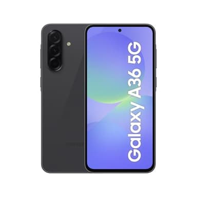 Samsung Galaxy A36 5G, Smartphone con Funzioni intelligenti, 3 anni di Garanzia del produttore, Display Super AMOLED 6.7”, 8GB RAM, 256GB, 5.000 mAh, IP67, Awesome Black [Versione Italiana]