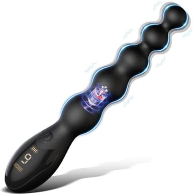 palline anali Plug anale vibrante - Giocattoli sessuali maschili Massaggiatore per la prostata Giocattoli anali, Giocattoli per adulti Tappi anali Vibratori Progettazione di laurea e display