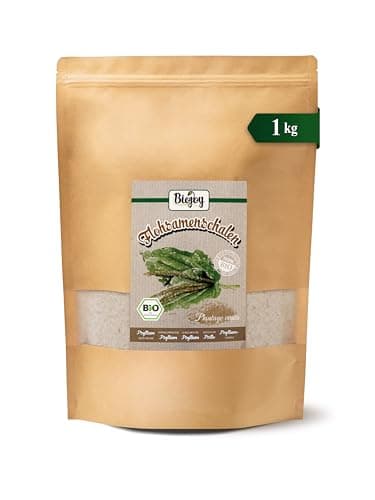 Biojoy Bucce di Psillio Biologico (1 kg), Purezza 99%, Psyllium Husk (Plantago ovata)