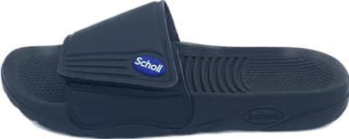 Scholl Nautilus – Ciabatte Unisex a Fascia Regolabile con Strap, Suola Massaggiante e Fodera in Tessuto, Ideali per Piscina, Spiaggia e Aree Benessere
