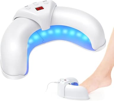 Dispositivo Laser Micosi Unghie Piede, Dispositivo Antimicotico di Trattamento con Display Digitale per Multipli Antimicotico Unghie Piedi, 3 Tempi Selezionabili, Larghezza Regolabile (A)