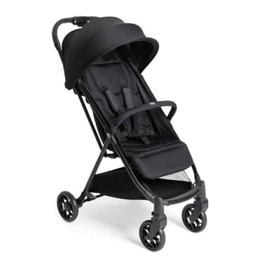 Chicco Urbino, Passeggino 0+ Mesi-22 Kg, Passeggino Leggero con Chiusura Smart e Compatta, Capotte Estensibile con Trattamenti UV50+ Antipioggia, Schienale Reclinabile e Regolabile, Poggiagambe, Nero