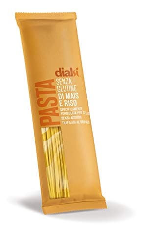 DIALSÌ, Linguine, Pasta Senza Glutine di Mais e Riso, Trafilata al Bronzo, Ingredienti 100% Italiani, Senza Additivi, Cottura 8-9 Minuti, Confezione da 400g