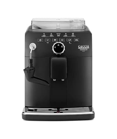 Gaggia RI8749/01 Naviglio Milk - Macchina da Caffè Automatica, per Espresso e Cappuccino, Caffè in Grani, 15 bar, 1850W, Nero, Con Cappuccinatore Automatico CAPPINCUP, 100% Made in Italy