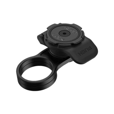 Quad Lock Supporto di montaggio per attacco manubrio bicicletta Pro – Alluminio – Ammortizzante – Supporto – Argento – Supporto per bicicletta per cellulare