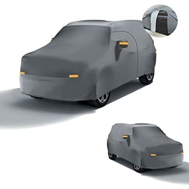 Telo Auto Suv Copriauto Felpato Impermeabile Zip E Rifrangenti Xl:482x178x145cm