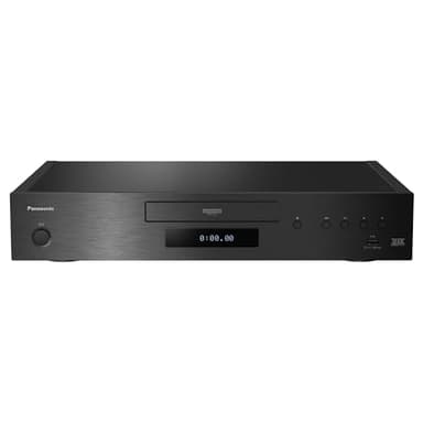 Panasonic DP-UB9000 Lettore Blu-Ray Ultra HD 4K PRO HDR, Processore HCX, Twin HDMI, HDR10+, HLG, Dolby Atmos, Certificazione THX, Surround 7.1, Wireless LAN Built-In, Internet Apps, Nero