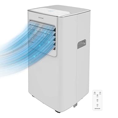 Cecotec Condizionatore Portatile con Telecomando ForceClima 7100 Soundless. 7000 BTU, Tecnologia Soundless, Display LED, 4 Modalità, 2 Velocità, Copertura Fino a 15-20 m2