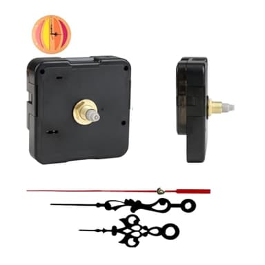 Meccanismo per Il Movimento Dell'orologio al Quarzo,Coppia Elevata, Silenzioso, Asse 16,5 cm,Meccanismo Orologio Da Parete,Movimento Orologio,Parti di Ricambio per Orologio da Parete Fai-da-Te